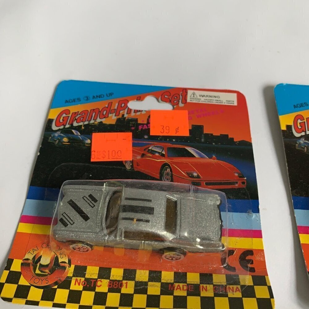 Tai Cheong Grand Prix Set Lot of 6 Cars Vintage New - Picture 7 of 8